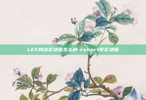 LEE网络区块链怎么样-robert李区块链