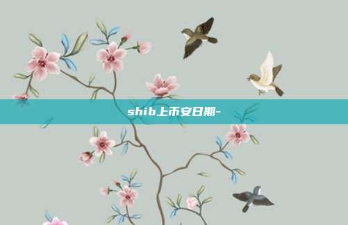 shib上币安日期-