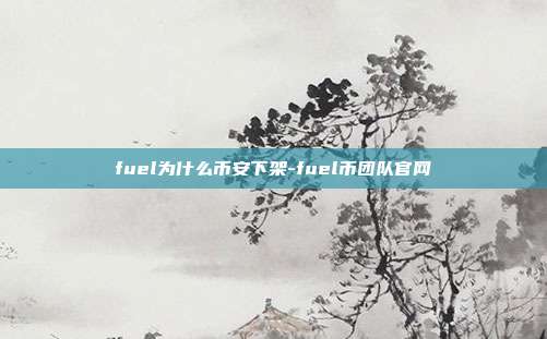 fuel为什么币安下架-fuel币团队官网