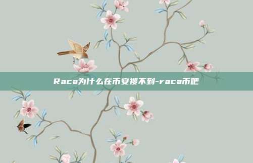 Raca为什么在币安搜不到-raca币吧