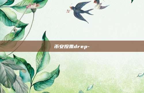 币安投票drep-