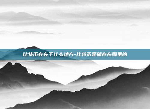 比特币存在于什么地方-比特币是储存在哪里的