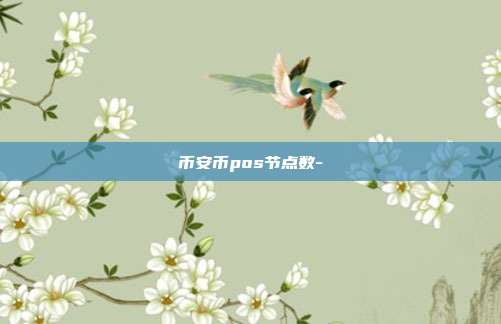 币安币pos节点数-