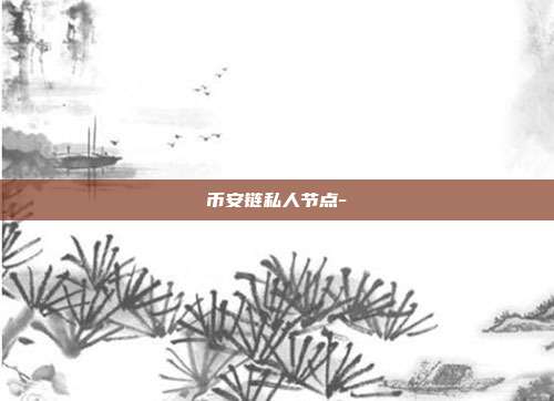 币安链私人节点-