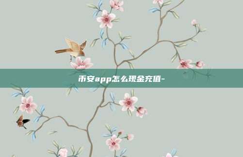 币安app怎么现金充值-