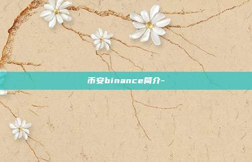 币安binance简介-