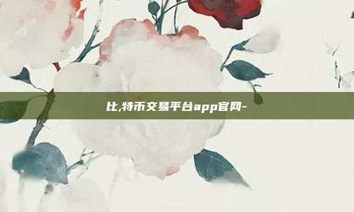 比,特币交易平台app官网-