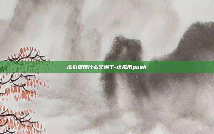 虚拟货币什么是梯子-虚拟币push