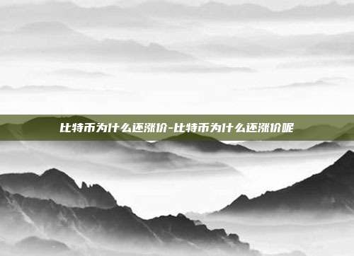 比特币为什么还涨价-比特币为什么还涨价呢