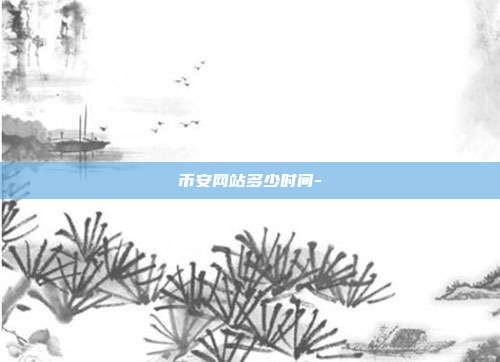 币安网站多少时间-