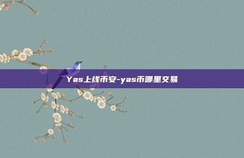 Yas上线币安-yas币哪里交易