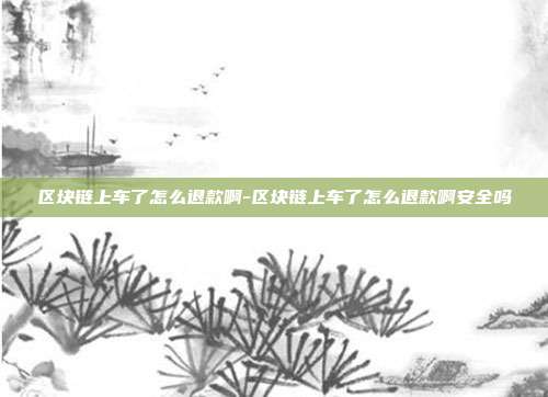 区块链上车了怎么退款啊-区块链上车了怎么退款啊安全吗