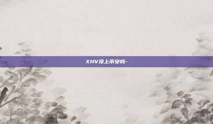 XHV没上币安吗-