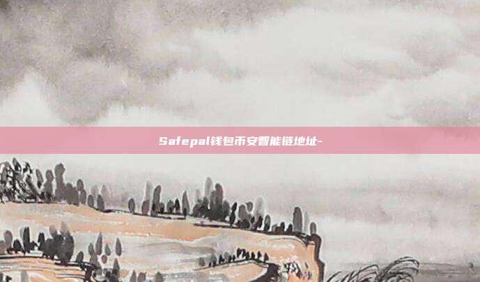 Safepal钱包币安智能链地址-