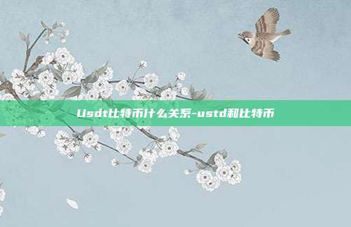 Usdt比特币什么关系-ustd和比特币