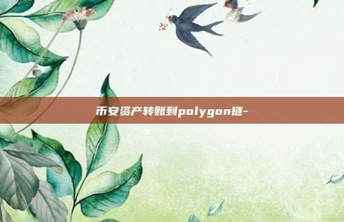 币安资产转账到polygon链-