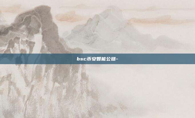 bsc币安智能公链-