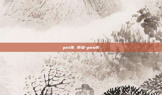 pnt币 币安-pns币