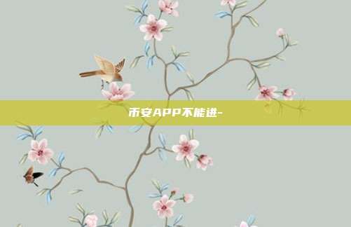 币安APP不能进-