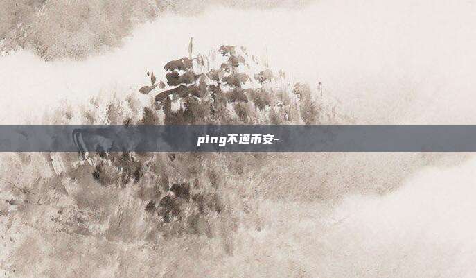 ping不通币安-