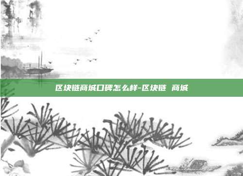 区块链商城口碑怎么样-区块链 商城