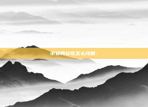 币安网谷歌怎么找回-