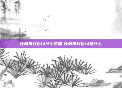 比特币钱包id什么意思-比特币钱包id是什么