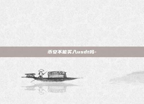 币安不能买入usdt吗-