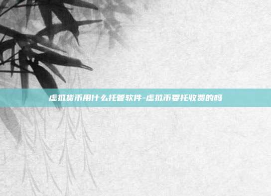 虚拟货币用什么托管软件-虚拟币委托收费的吗