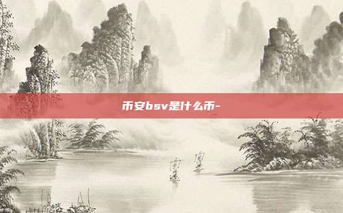 币安bsv是什么币-