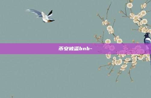 币安被盗bnb-