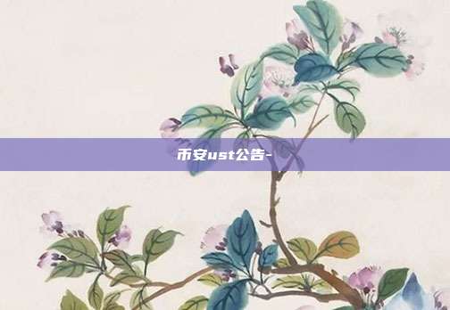 币安ust公告-