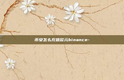 币安怎么充值欧元binance-